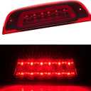 Third 3rd Brake Light LED for 2002-2007 Jeep Liberty, High Mount Rear Brake Lights Assembly for 02-07 Liberty, Waterproof Center Cab Lamp Stop Light (Red)