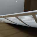 HVAC Premium 32 x 24 Return Air Grille - Sidewall and Ceiling - HVAC Vent Duct Cover Diffuser - [White] [Outer Dimensions: 35.75"w X 5.75" h]