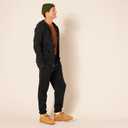 Amazon Essentials Men's Full-Zip Fleece Hoodie (Available in Big & Tall) (Black, L)