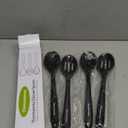 Silicone Cooking Spoon, Nonstick Kitchen Spoons for Cooking, Slotted and Solid Serving Spoon Heat Resistant, Silicone Mixing Spoons Basting for Nonstick Cookware, 4 Pack