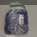 Women's Denim Plus Size Dress Long Sleeve V Neck Button High Waist Pleated A Line Midi Dress (Blue, 5X-Large)