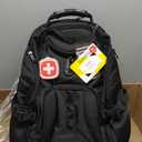 SWISSGEAR 1900 ScanSmart TSA Laptop Backpack Fits 17 Inch Laptop with RFID Protection and Tablet Pocket, Black/Black, 19-Inch