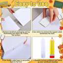 Threehoney 4ft Back to School Pencil Cardboard Cutouts Giant Jumbo Pencil Photo Prop Life Size Cutout Stand Decor for Welcome Back Pencils Decor First Day of Schools Teacher Party Decorations