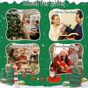 Yelsky Jesus Christmas Decorations, Nativity Ornaments, 2pcs Circle Nativity Set, Wooden Christma Ornaments-Christian Decor, Christmas Crafts for Kids Family Friends Christian Religious Tree Ornaments