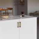 2328 10 Pack 3.75 Inch(96mm) Kitchen Cabinet Handles Antique Brass Cabinet Pulls Kitchen Cabinet Hardware Drawer Pulls for Cupboard Wardrobe