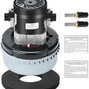 116336-00, 116336-01 Vacuum Motor 120V 2-Stage High Efficiency Low Noise Replacement for 56207802, 44903A, 380001, 14800，CAV26，296439 with Motor Gasket 566 (5.7 Inch, Peripheral Bypass Design)