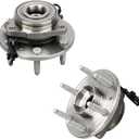 [Pair] 4WD DRIVESTAR 515096 Front Wheel Hub & Bearing Assembly fits for Chevy Tahoe/Silverado(Suburban) 1500/Avalanche, for Cadillac Escalade (ESV/EXT), for GMC Sierra 1500/Yukon/XL 1500, AWD 6 Lug