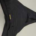 RELLECIGA Women's Black Super Cheeky Brazilian Cut Bikini Bottom Size Medium
