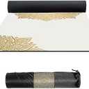 nuveti TPE Large Yoga Mat Non-Slip Exercise Fitness Mat with Carry Bag Extra Wide Yoga Mats for Women 72"x32" Extra Thick 6mm for Home, Pilates and Floor Exercises Workout Mats