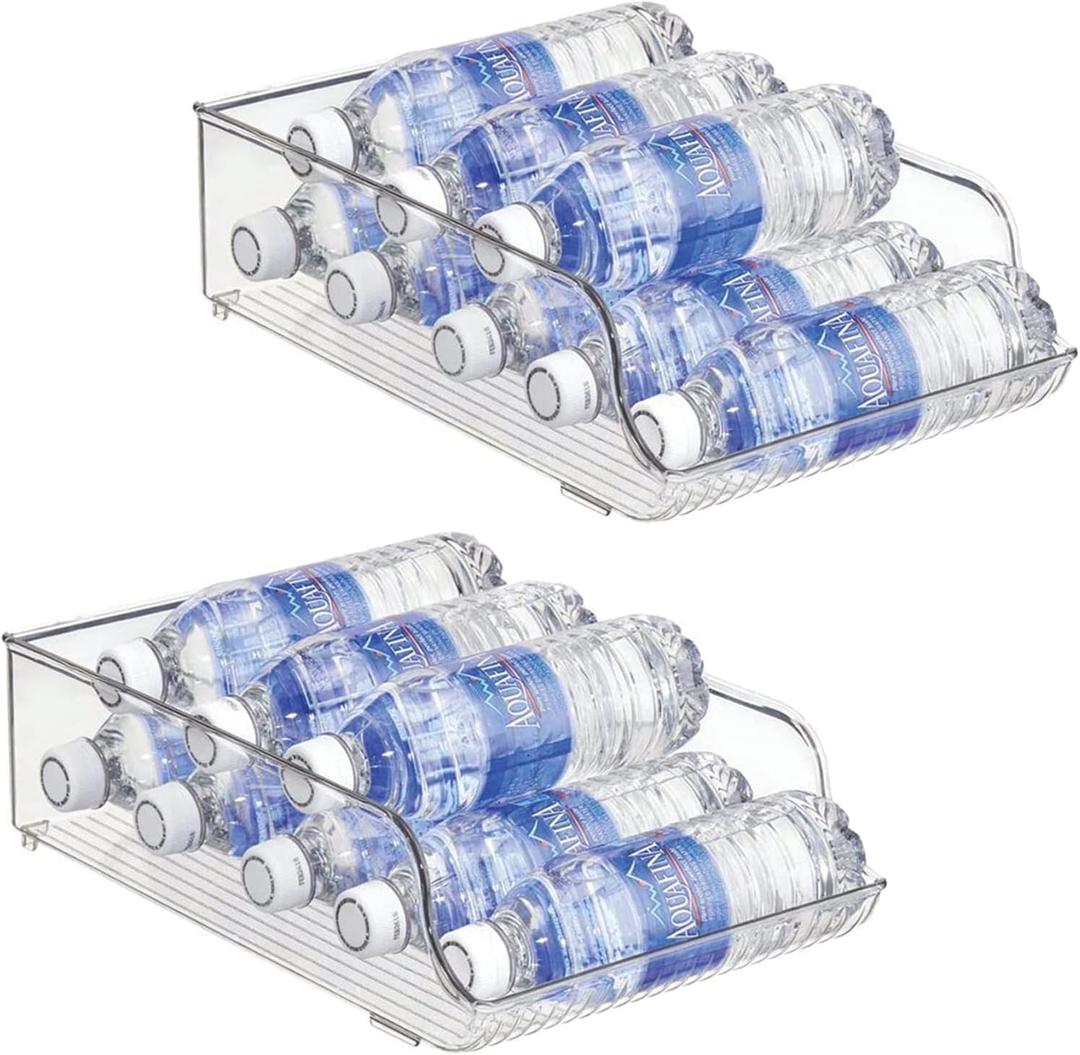 Tayuoo Water Bottle Soda Drink for Fridge,Refrigerator Pantry Clear Box Organizer Storge (2 PACK)