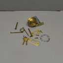 SCHLAGE Lock Company Single Cylinder Deadbolt, Satin Brass (B60 N 608)