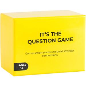 It's The Question Game - 150 Conversation Starters/Questions to Create Stronger Connections for Friends, Family, Couples, and Strangers