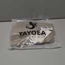 TAYOEA Crop Tops Workout for Women Yoga Short Sleeve Shirts Seamless V-Neck Gym T Shirts with Built in Pads (XS)