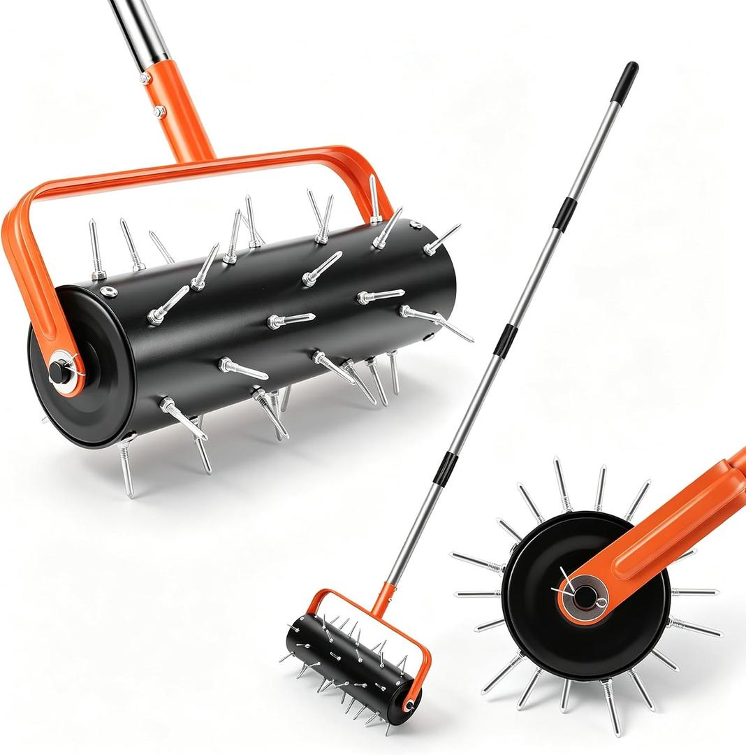 Rolling Lawn Aerator, Manual Lawn Aerator Roller Tool