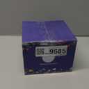 bUCLA 100Pieces Gold Plastic Plates - 6.25inch White with Gold Rim Disposable Salad/Dessert/Appetizer/Small Cake Plates Premium Hard - Ideal for Wedding, Party