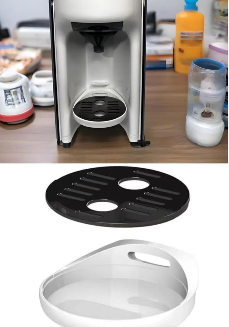 Quick-Release Adjustable Height Drip Tray Set for Baby Brezza Formula Pro Durable Replacement for Original Platform, Installs/Removes in Seconds