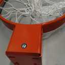 Basketball Rim Replacement, Single-Spring Breakaway Basketball Rim Outdoor Indoor, Universal 18 Inch Heavy Duty Basketball Hoop Rim and Net