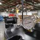 VEVOR Heavy Duty Steel Pressure Pot, 10.6 Gal/40 L Heavy Duty Steel Air Tool Pressure Pot, Pressures Pots with Three Quick-Connect Couplers for Home Use, DIY, Art Creations, Large-Diameter Tank