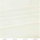 Fokitut 6 Pack Round Tablecloth, 108 Inch, Stain Resistant and Wrinkle Polyester Table Cloth, Fabric Table Cover for Kitchen Dining, Wedding, Party, Holiday Dinner-Ivory