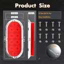 Alopee 2-Pack 6 Inch Oval Led Trailer Tail Lights Enclosed Submersible Utility Trailer Brake Lights for Semi-Truck RV Camper Boat Car Tractor Motorcycle Rear Side Marker Clearance Running Lighting