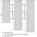 MIULEE Natural Pinch Pleated 100% Blackout Linen Curtains for Bedroom, Room Darkening Memory Trained Light Blocking Window Curtains 63 inches Long for Living Room, Black Out Pleat Drapes, 2 Panels