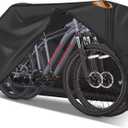Zettum Bike Cover for 2 Bikes - Outdoor Bike Covers for Stationary 2 Bikes Heavy Duty & Waterproof, 600D Bicycle Covers for 2 eBike, Mountain Bike, Road Bike, Hybrid Bike, Beach Cruiser Bike Storage