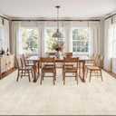 10x12 Area Rugs Living Room: Bedroom Washable Carpet Retro Beige