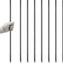 VVOKGO Straight Rebar Stakes 36 Inch Ground Concrete Form Stakes Heavy Duty
3/8 Inch Thickness Metal Steel Spikes, Chisel Point End Anchors for Plant Support, Garden Border, Landscape Edging 8-Pack