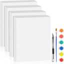 LuckyFoam White 4 Pack 15x12x2 inch Foam Sheets 2 Inch Thick Polystyrene Rectangles XPS Foam Board Craft for Insulating DIY Modeling Art Supplies