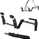 Magnetic VR Gun Stock for Quest 3, Rifle Grip VR Stock Controller Accessories Compatible with MetaQuest 3s, Lightweight & Quick Removable Quest3 Control Magnetic Gunstock Adapter (Black)