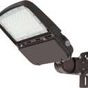 150W LED Parking Lot Light with Photocell, Outdoor Dimmable LED Pole Lights with Slip Fitter & Arm Mount in 1, 22500LM 5000K 100-277V IP65, 150W/100W/80W Power Tunable, ETL