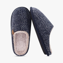 Unisex Mens Womens Cozy Memory Foam Scuff Slippers Casual Slip On Warm House Shoes Indoor/Outdoor Sandal Slippers With Arch Support Rubber Sole Size 44