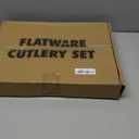 49-Piece Silverware Set with Organizer, Heavy Duty Stainless Steel Flatware Set for 8, Cutlery Utensil Sets with Steak Knives, Rust-proof, Mirror Polished, Dishwasher Safe, Heavy Duty