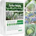 GonLei Garden Netting 10 X 50 FT Ultra Fine Netting for Garden Protection,Garden Netting for Raised Beds,Mosquito Net for Blueberry Shrubs Vegetables Fruits Flowers Crops Pest Barrier