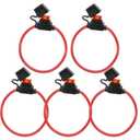 ZOOKOTO 12V 10 Gauge Inline Fuse Holder with 40 AMP ATC Blade Fuses,Tinned Copper Wire Fuse Holder for Car Truck Boat Motorcycle (5pack)