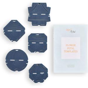 Love Sew 5pcs Flower Maker Set - Kanzashi Flower Maker Plates - Create Kansashi Flowers Quickly and Easily
