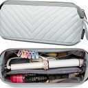 Hair Tools Travel Bag for Shark Flexstyle Dyson, Quilted Hair Tool Organizer Bag, Gift for Women Hair Accessories Tools Storage Bag, Travel Hairdryer Portable Bag for Women, Grey
