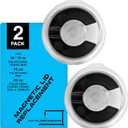 Polar Camel Tumbler Lid Replacement - Magnetic Lid Replacement (2-Pack), For 10oz and 15oz Mug, 16 oz Pint and 20 oz Pilsners Tumblers, Fits Polar Camel Tumblers and Travel Mug