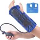 Ice Pack Wrap With Compression for Carpal Tunnel Relief, Wrist Brace Support Gel Hot Cold Therapy for Tendonitis, Mommy Wrist, Swelling, Surgery, Inflammation (Black & Blue)