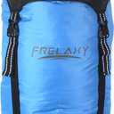 Frelaxy Compression Sack, 40% More Storage! 11L/18L/30L/45L/52L Compression Stuff Sack, Water-Resistant & Ultralight Sleeping Bag Stuff Sack - Space Saving Gear for Camping, Hiking (Medium, Blue)