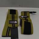 18" Powerlifting Wrist Wraps - Perfect for Weightlifting, Strength Training, Bodybuilding (Green)