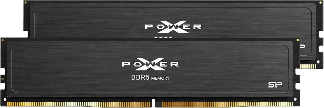 Silicon Power Value Gaming DDR5 32GB (2x16GB) 6000MT/s (PC5-48000) 288-pin CL30 1.35V UDIMM Desktop RAM Computer Memory SP032GXLWU60AFDEAE