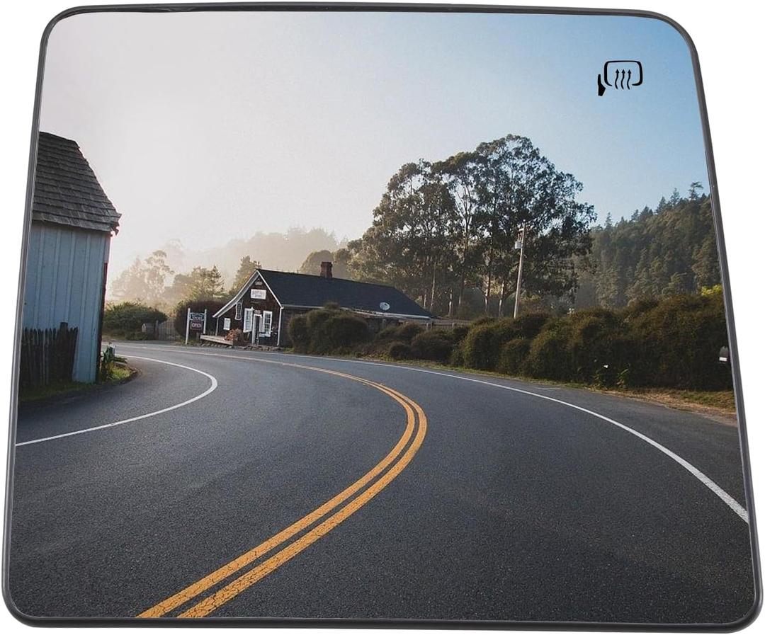 Right Passenger Side Mirror Replacement for Ford F250 F350 F450 F550 2008-2016, F150 PICKUP TRUCK 2013 2014, F650 F750 PICKUP TRUCK 2016-2019, Rear View Mirrors Glass with Power Heated