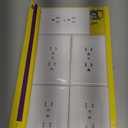 Bates Duplex Wall Outlet Covers - 10 Pack, White Wall Plates