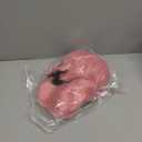 Lativ Pink Wigs for Women Bob Wig with Bangs Short Curly Wavy Shoulder Length 14 Inches Colorful Heat Resistant Synthetic Hair For Halloween Costumes Cosplay Daily Use