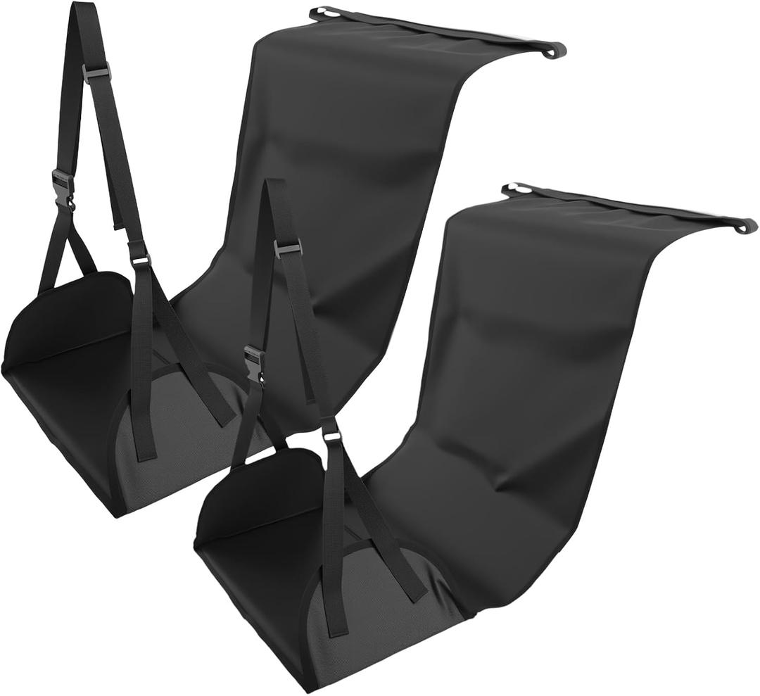 CONEHOY 2 Pcs Length Adjustable Airplane Foot Hammock Foot Rest Sling for Travel Airplane Flights