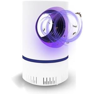 Fruit Fly Traps for Indoors Fan Powered Bug Catcher for Mosquitoes, Gnats, Moths & Fruit Flies, Silent & Effective