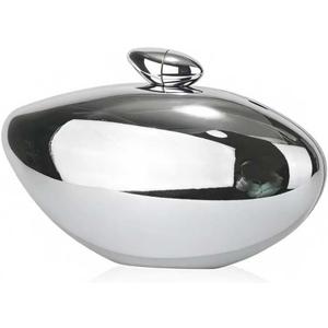 Evening Clutch Purses For Women Shell Shape Acrylic Clutch Trendy Metallic Handbags for Wedding Party Formal Prom (Silver)