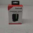 FastSnail Charging Dock Compatible with Nintendo Switch for Joy Con & OLED Model Controller with Lamppost LED Indication, Charger Stand Station with Charging Cable (black)