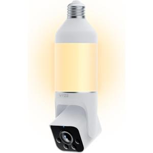 WYZE Bulb Cam 2K HD Smart Light Bulb Security Camera, E26 Socket